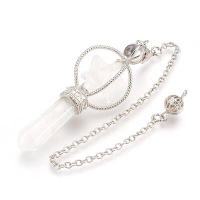Natural Quartz Crystal Dowsing Pendulums
