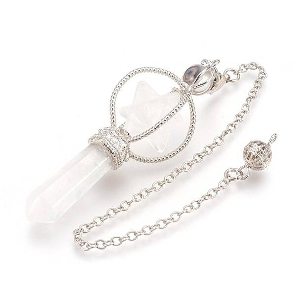 Natural Quartz Crystal Dowsing Pendulums