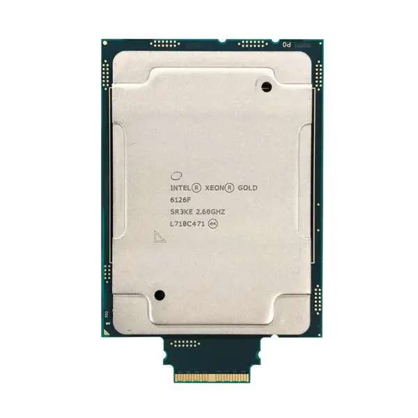6126F Intel Xeon Gold 12-Core 2.60GHz 10.40GT/s UPI 19.25MB L3 Cache Socket LGA3647 Processor