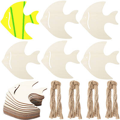 Ocean Theme Wood Pendant Decorations