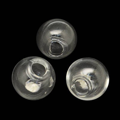 Round Handmade Blown Glass Globe Ball Bottles