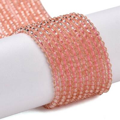 Transparent Glass Beads Strands
