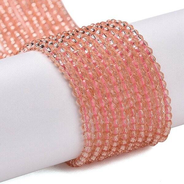 Transparent Glass Beads Strands