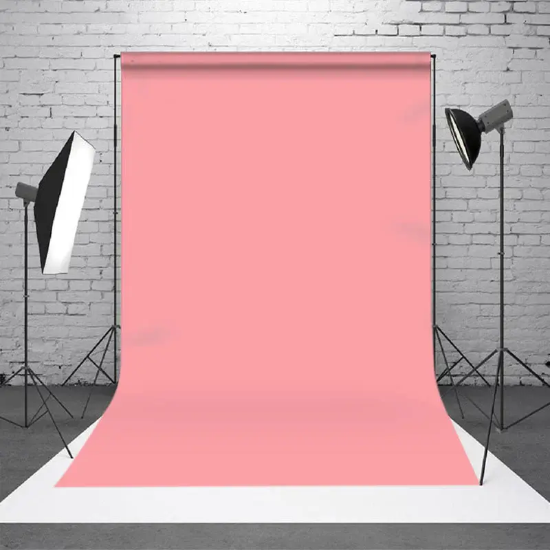 Aperturee Solid Elegant Pink Portrait Photography Backdrop, 2X3FT(0.6MX1M), 14 USD, CYSD6I48-M, solid backdrops