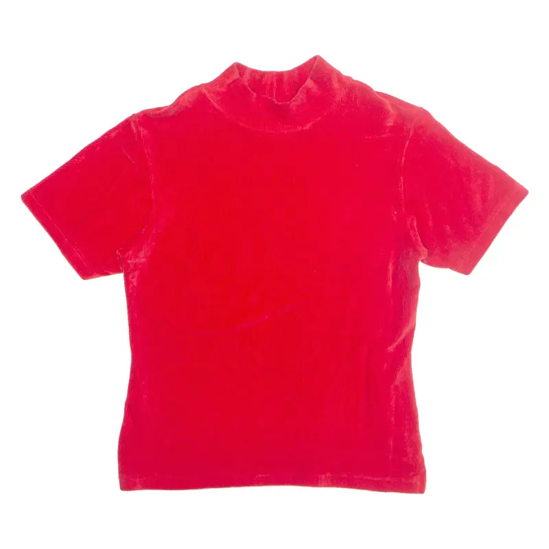 CROSSROADS Womens Blouse Red High Neck M