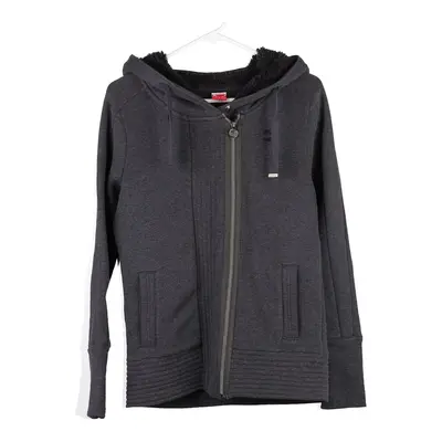 Puma Hoodie - Small Black Cotton Blend