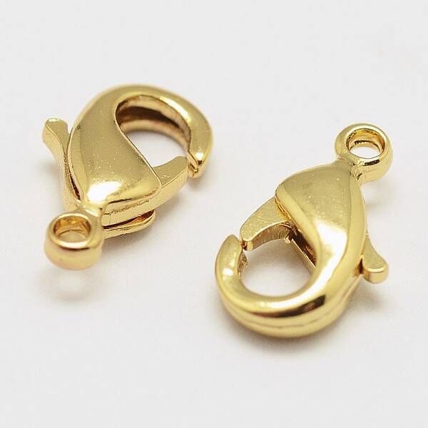 Brass Lobster Claw Clasps