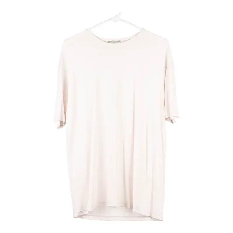 Trussardi T-Shirt - Large Cream Polyester