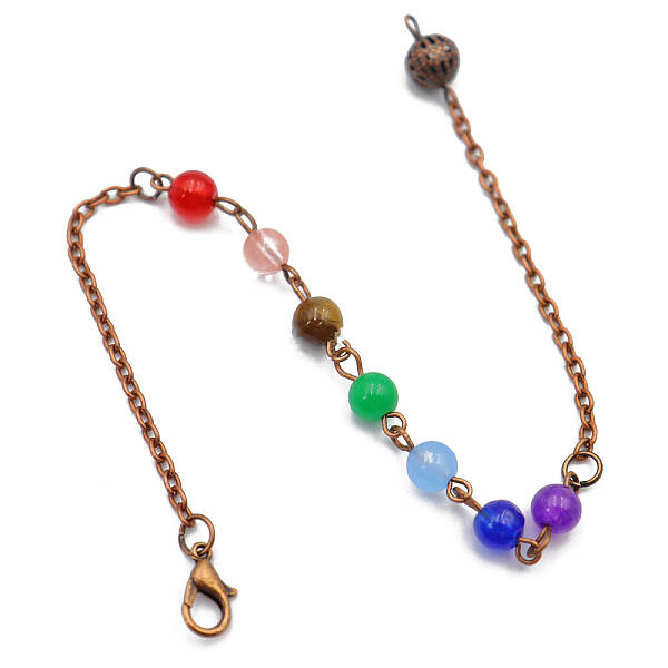 Natural Gemstone Dowsing Pendulums Chains