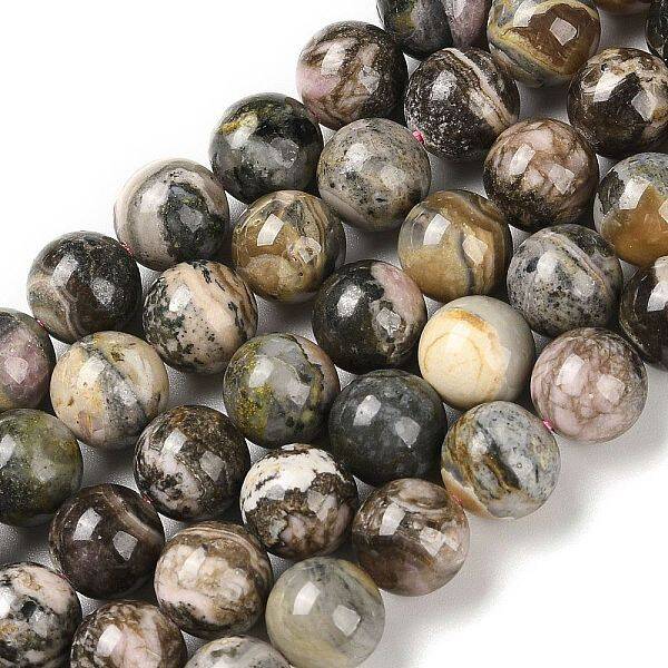 Natural Rhodonite Beads Strands