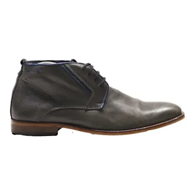 Desert Boots Grey Leather Mens UK 7.5