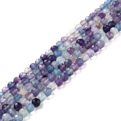 Natural Fluorite Beads Strands