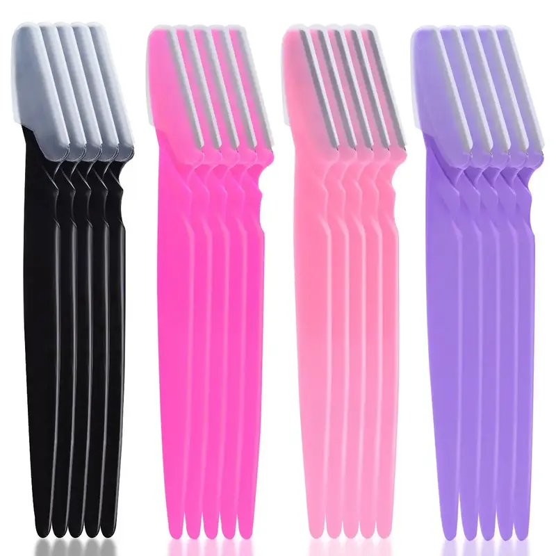 Eyebrow Razor, 20pcs/set Gentle Eyebrow Trimmers, Eyebrow Razors for Women, Facial Razors for Shaving, Shaping Tool