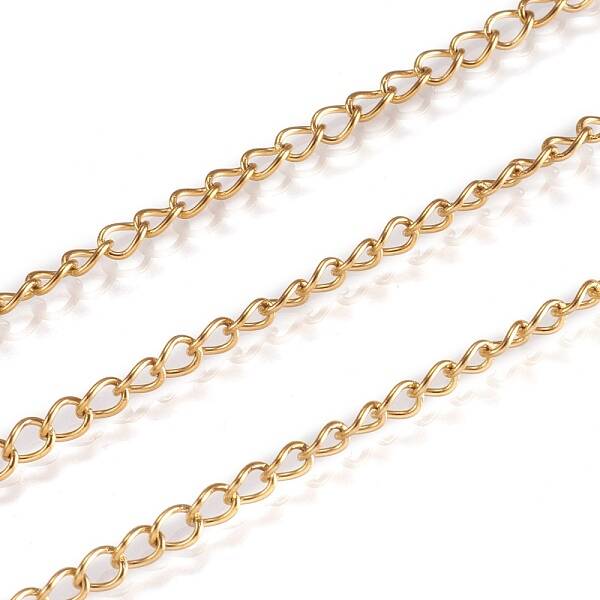 Ion Plating(IP) 304 Stainless Steel Twisted Chains