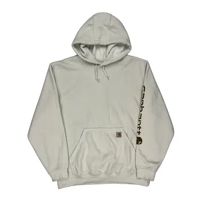 Carhartt Hoodie - XL White Cotton Blend