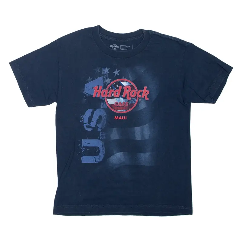 HARD ROCK CAFE Maui T-Shirt Blue Short Sleeve Mens M