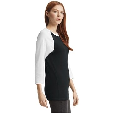 50 Custom American Apparel Unisex CVC Raglan T-Shirt - Sustainable ...