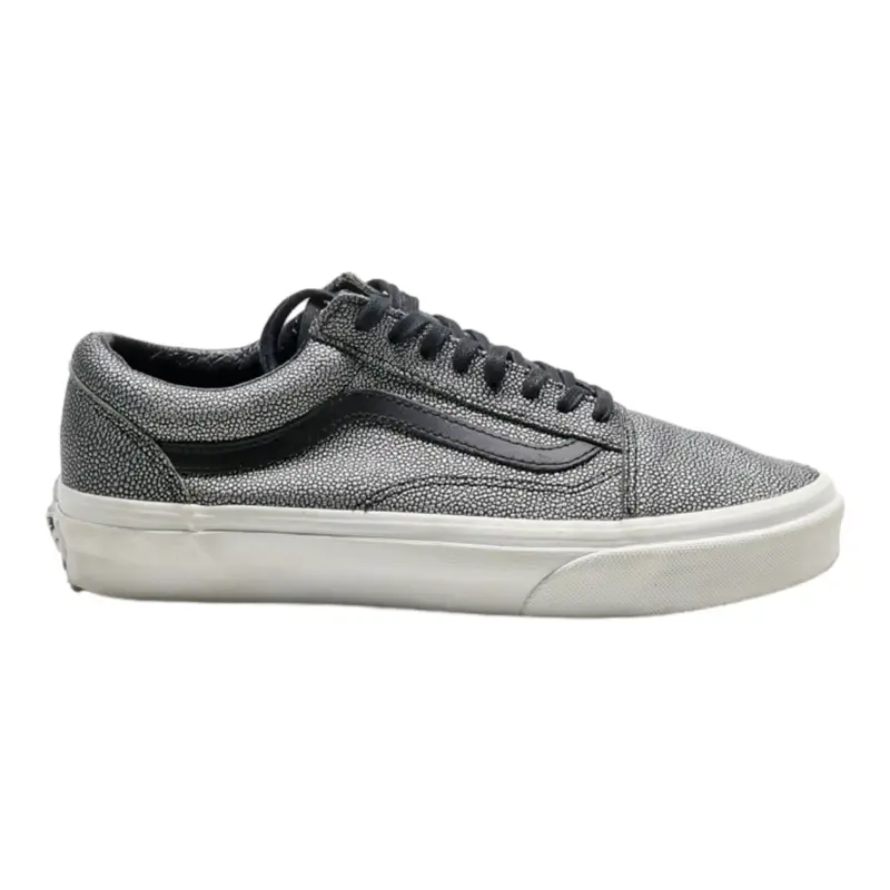 VANS Old Skool Sneaker Trainers Grey Synthetic Womens UK 6