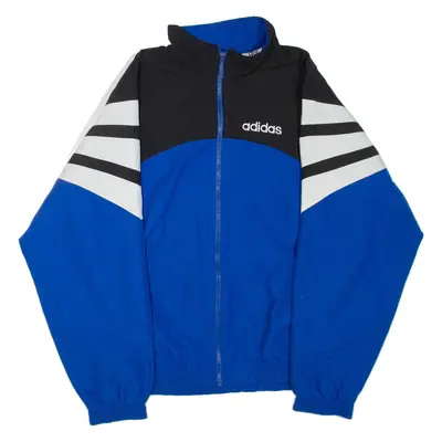 ADIDAS Mens Track Jacket Blue L