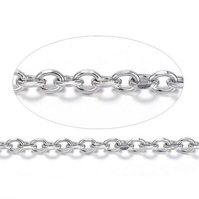 Tarnish Resistant 304 Stainless Steel Cable Chains