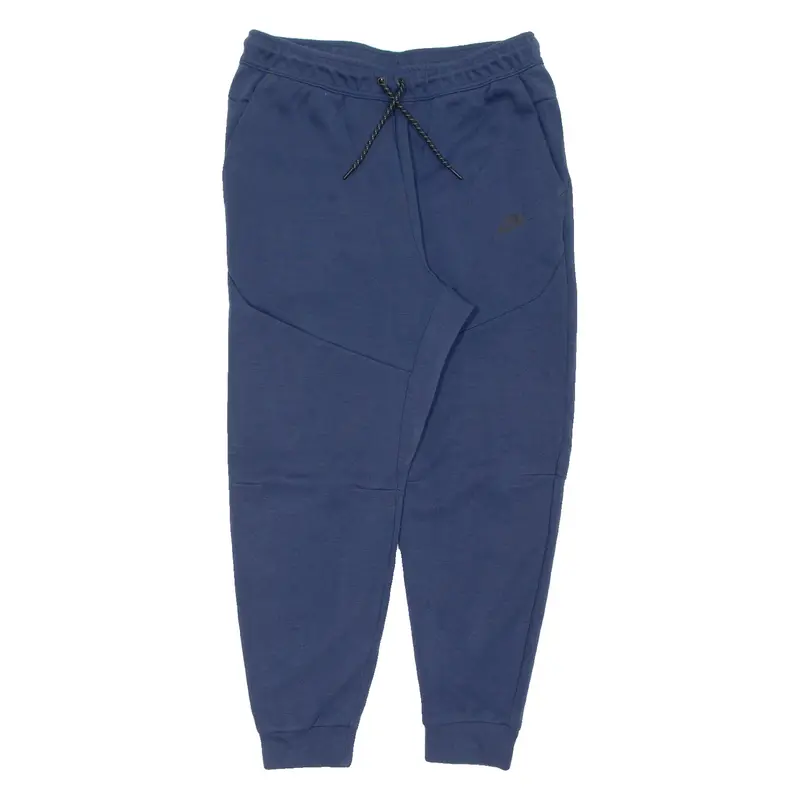 NIKE Mens Joggers Blue Tapered L W31 L26