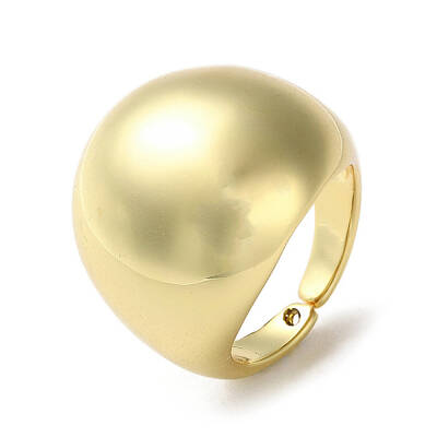 Rack Plating Brass Open Cuff Rings