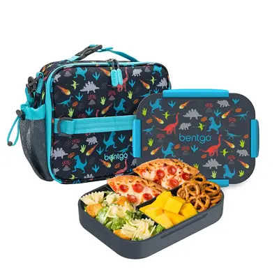 Bentgo Kids Snap & Go 2-Piece Lunch Set - Food Container for Kids, Ideal for Bento Lunch Box