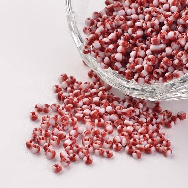 12/0 Opaque Colours Seep Glass Beads