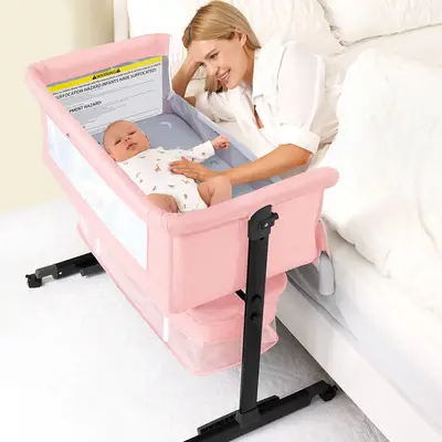 3 in 1 Baby bassinet bassinetbaby , Bedside Sleeper, Playpen, Easy Folding Portable Crib