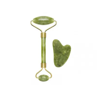 Beper Rullo Per Massaggio In Giada E Pietra Per Massaggio Gua Sha C301Abe101