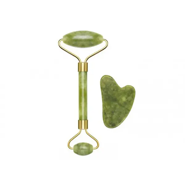 Beper Rullo Per Massaggio In Giada E Pietra Per Massaggio Gua Sha C301Abe101