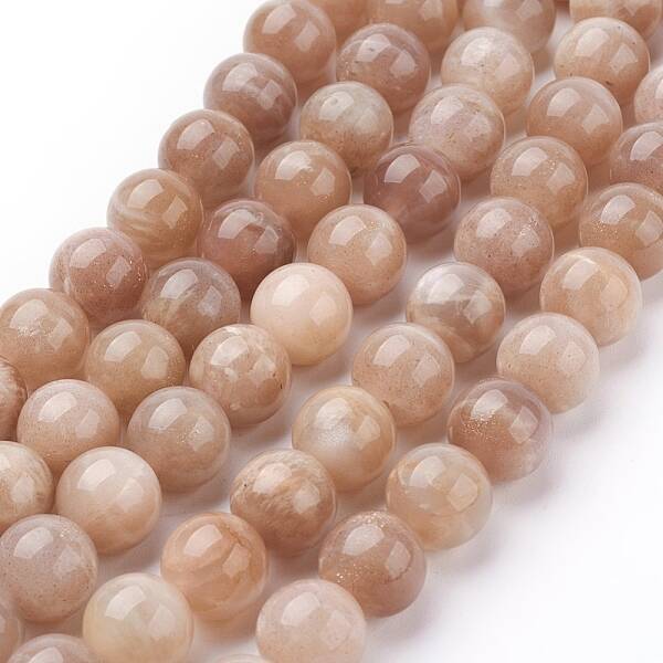 Natural Sunstone Beads Strands