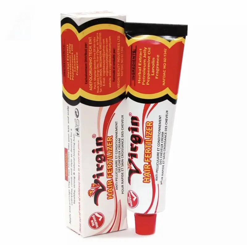 Virgin Hair Fertilizer & Conditioner Cream - 100% Pure Organic Formula for Rapid Healthy Hair Growth - Comfort Shampoo with A...