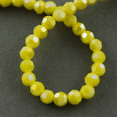 Electroplate Glass Beads Strands