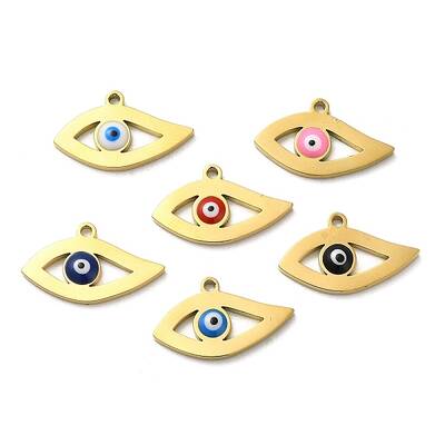 304 Stainless Steel Enamel Pendants