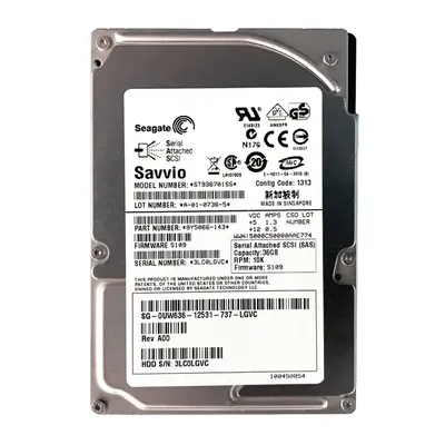 UW636 Dell 36GB 3Gb/s SAS 10000 2.5-Inch Hard Drive