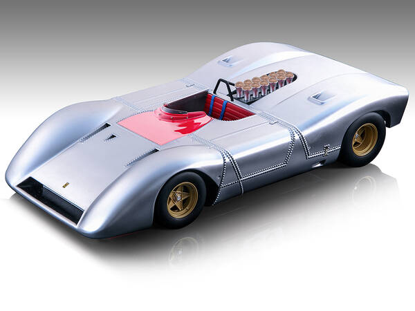 Ferrari 612 Can-Am Aluminum Metallic Press Version (1968) Mythos Series Limited Edition to 65 pieces Worldwide 1/18 Model Car...