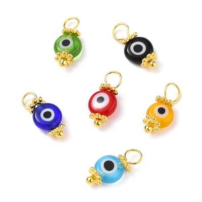 Handmade Evil Eye Lampwork Charms