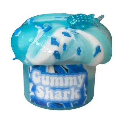 Gummy Shark Clear and White Glue Fluffy Version DIY Kit