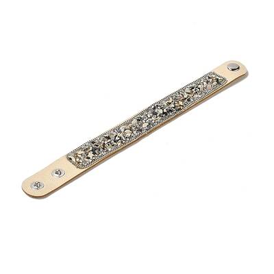 Faux Suede Snap Cord Bracelet