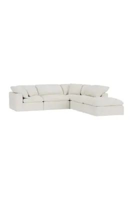 White Linen Modular Sofa Jnr | Andrew Martin Truman