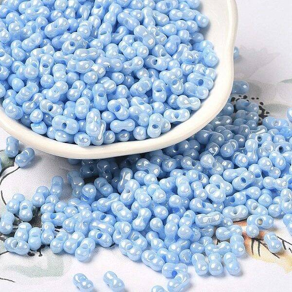 Opaque Colours Luster Glass Seed Beads