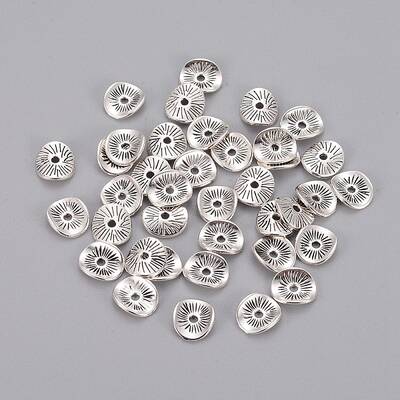 Tibetan Style Wavy Spacer Beads