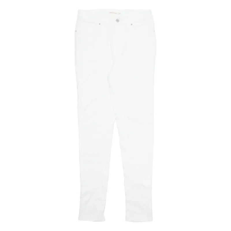 LEVI'S 721 Womens Jeans White Regular Tapered W29 L32