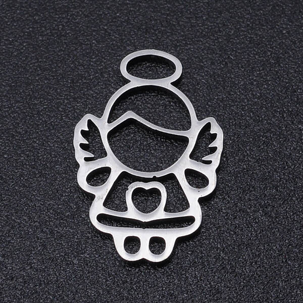 Non-Tarnish 201 Stainless Steel Laser Cut Pendants