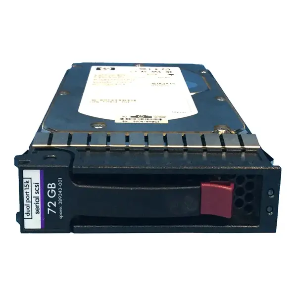 389343-001 HP 72GB 3Gb/s SAS 15000 3.5-Inch Hard Drive