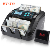 ăMUNBYN IMC51 Money Counter Machine Count ValueăAdd+Batch/Add+ Value Mode Bill Counter, UV/MG/IR/MT Detection, USD only C...