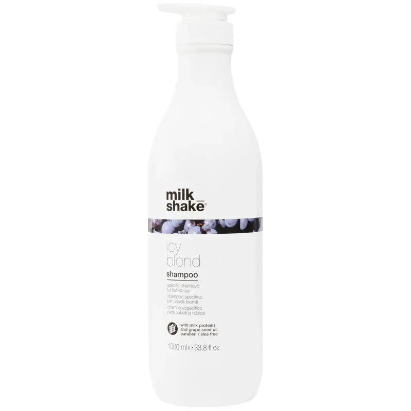 Milk Shake Icy Blond Shampoo anti-yellow shampoo for blonde hair 1000 ml