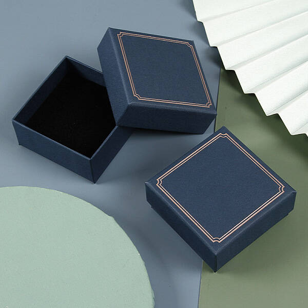 Square Paper Earring Storage Gift Boxes
