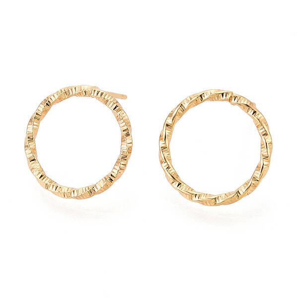Brass Stud Earrings